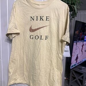 Nike Golf Cream Short Sleeve Tee